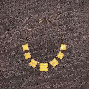 Yellow Kate Spade Statement Necklace